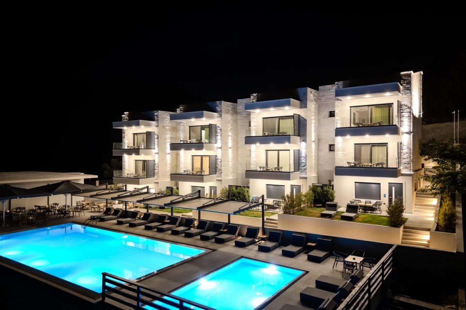 Toska Tower Apart otel Chrysi Ammoudia Dış mekan fotoğraf
